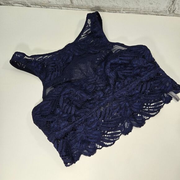 aerie navy lace bralette - Picture 3 of 11